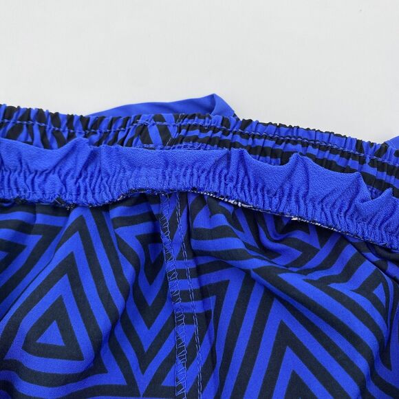 Nike Womens Elastic Waist Dri-FIT Track Shorts Sz XS 2 Pairs Blue/Black & Green - Picture 4 of 7